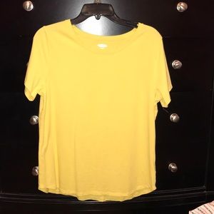 Yellow tee